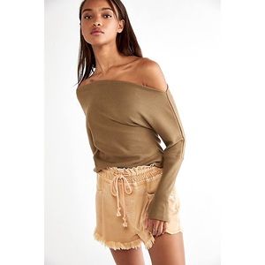 Free People Fuji Thermal in Earth Seed